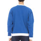 Baldinini Trend Blue Cotton Men Sweater