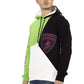 Automobili Lamborghini White Cotton Men Hooded Sweater