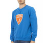 Automobili Lamborghini Blue Cotton Men Sweater