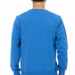 Automobili Lamborghini Blue Cotton Men Sweater