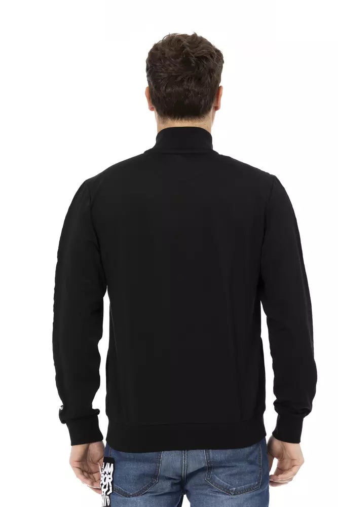 Automobili Lamborghini Black Polyester Men's Sweatshirt