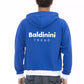 Baldinini Trend Blue Wool Men Sweater