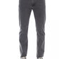 Baldinini Trend Gray Cotton Men Jeans