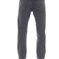 Baldinini Trend Gray Cotton Men Jeans