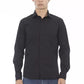 Baldinini Trend Black Cotton Men Shirt