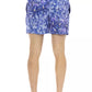 Just Cavalli Light Blue Polyester Men Swimwear