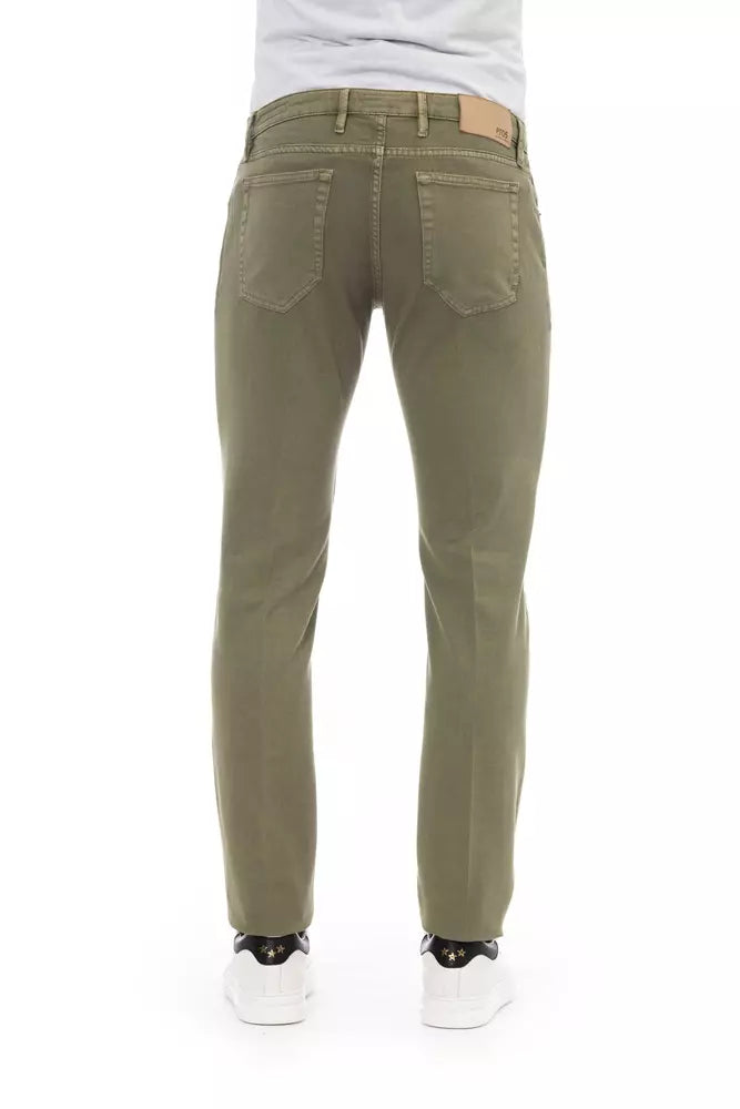 PT Torino Green Cotton Men Jeans