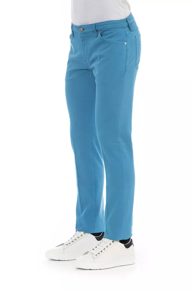 PT Torino Light Blue Cotton Men Jeans