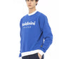 Baldinini Trend Blue Cotton Men Sweater