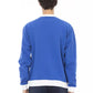 Baldinini Trend Blue Cotton Men Sweater