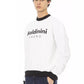 Baldinini Trend White Cotton Men's Sweater