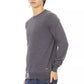 Baldinini Trend Gray Fabric Men Sweater