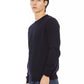 Baldinini Trend Blue Fabric Men Sweater