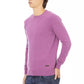 Baldinini Trend Purple Wool Men Sweater