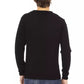 Baldinini Trend Black Fabric Men Sweater