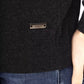 Baldinini Trend Black Wool Men Sweater