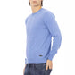 Baldinini Trend Light Blue Wool Men Sweater