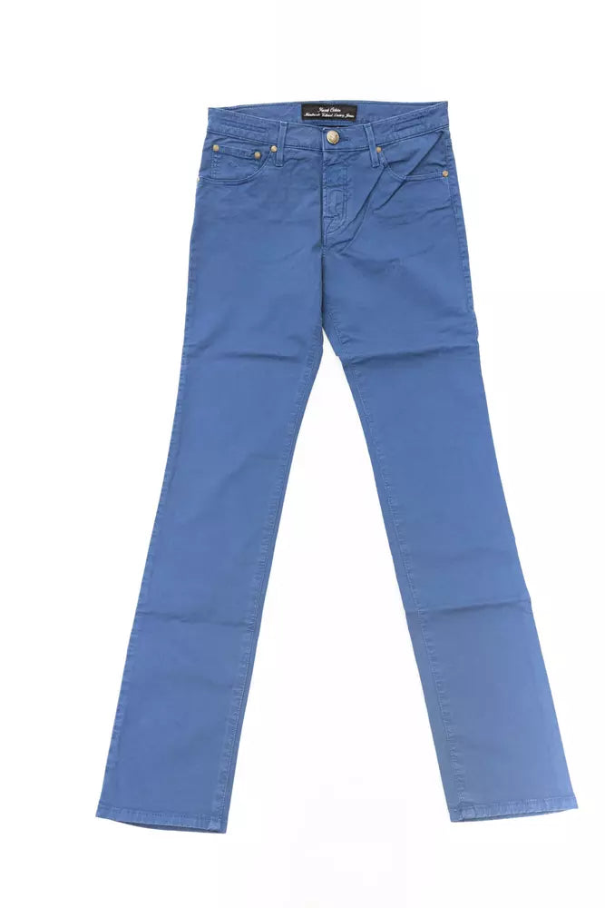 Jacob Cohen Blue Cotton Women's Slim Jeans