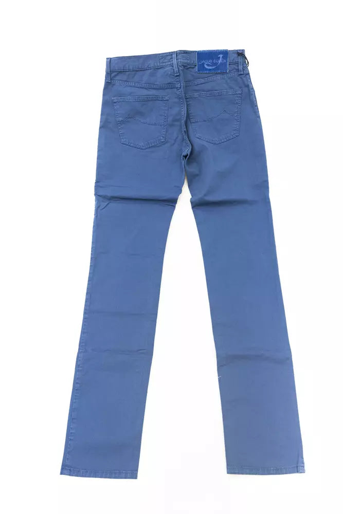 Jacob Cohen Blue Cotton Women's Slim Jeans