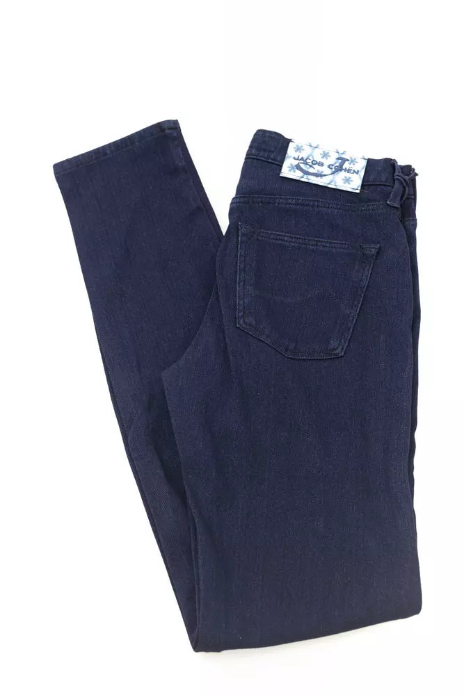 Jacob Cohen Blue Cotton Women Jeans