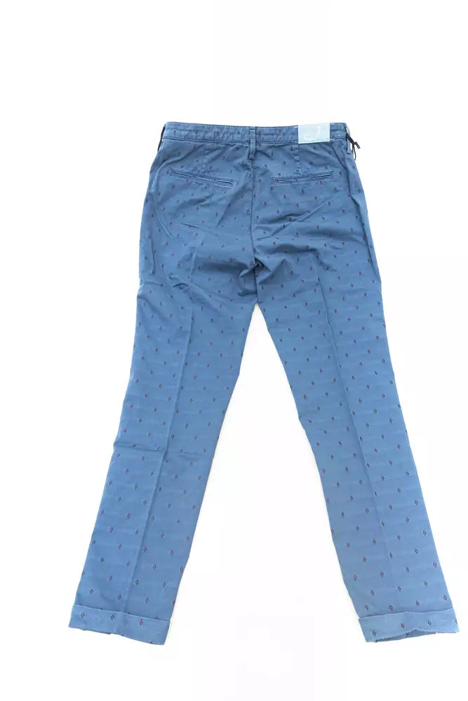 Jacob Cohen Blue Cotton Women Chino Jeans