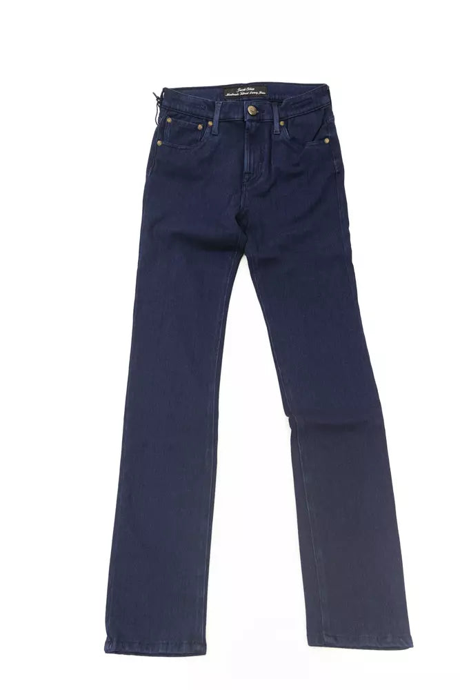 Jacob Cohen Blue Cotton Women Jeans