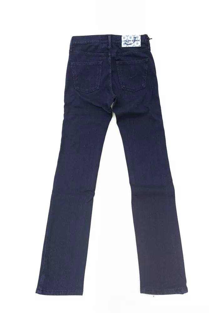 Jacob Cohen Blue Cotton Women Jeans