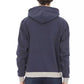 Baldinini Trend Blue Cotton Men Hoodie