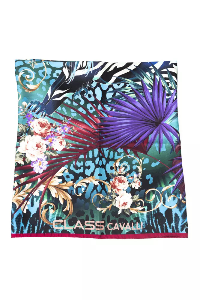 Cavalli Class Multicolor Silk Women Scarf