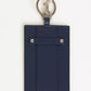 Trussardi Blue Leather Men Badge Holder