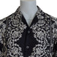 Dolce & Gabbana Elegant Satin Floral Baroque Shirt