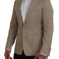 Dolce & Gabbana Elegant Beige Single Breasted Blazer