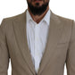 Dolce & Gabbana Elegant Beige Single Breasted Blazer