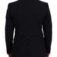 Dolce & Gabbana Elegant Black Silk-Lined Evening Blazer