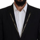 Dolce & Gabbana Sicilian Style Black Single Breasted Blazer