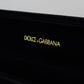 Dolce & Gabbana Black Velvet Logo Plaque Storage Bracelet Jewelry Box