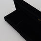 Dolce & Gabbana Black Velvet Logo Plaque Storage Bracelet Jewelry Box