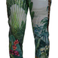 Dolce & Gabbana Multicolor Silk Statement Pants