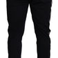 Dolce & Gabbana Chic Black Cotton Designer Trousers