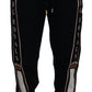 Dolce & Gabbana Sleek Black Cotton Jogger Pants Luxury Collection