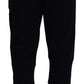 Dolce & Gabbana Sleek Black Cotton Jogger Pants Luxury Collection