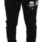 Dolce & Gabbana Elegant Black Cotton Jogger Pants