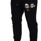 Dolce & Gabbana Elegant Black Cotton Jogger Pants