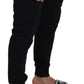 Dolce & Gabbana Elegant Black Cotton Jogger Pants