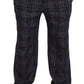 Dolce & Gabbana Elegant Gray Checkered Alpaca Blend Pants