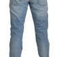 Dolce & Gabbana Elegant Light Blue Denim Pants