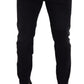 Dolce & Gabbana Sleek Black Cotton Blend Denim Pants