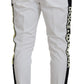 Dolce & Gabbana Elegant White Cotton Jogger Pants