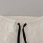 Dolce & Gabbana Elegant White Cotton Jogger Pants