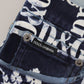 Dolce & Gabbana Elegant Crown Print Denim Pants